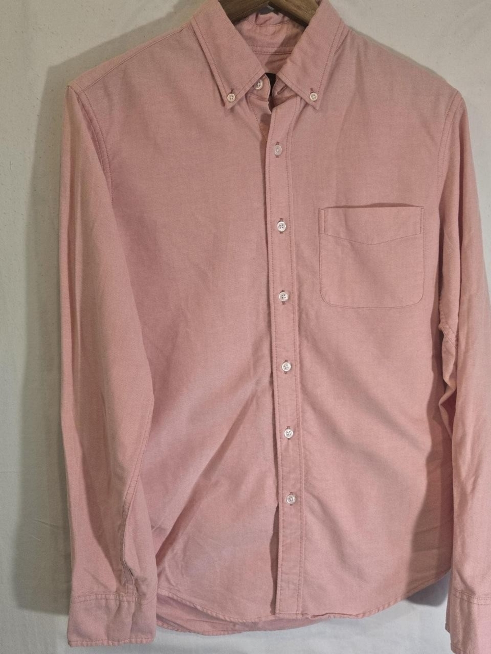 J. Crew Men's Button-Down Shirt in Light Pink